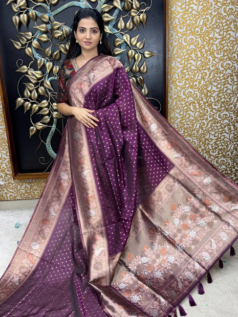 Mulberry Saree
