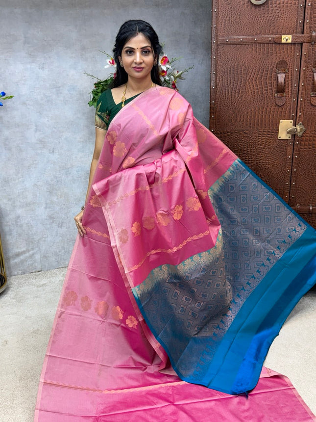 Border Less Kanchi Silk