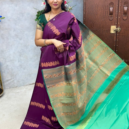 Border Less Kanchi Silk