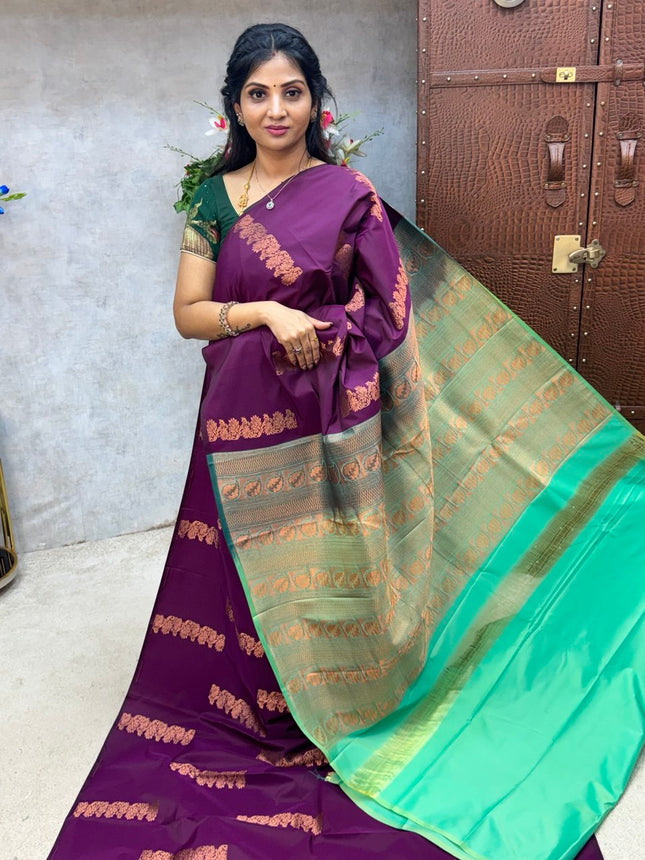 Border Less Kanchi Silk