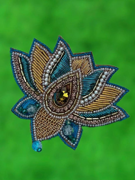 Aari Work Lotus