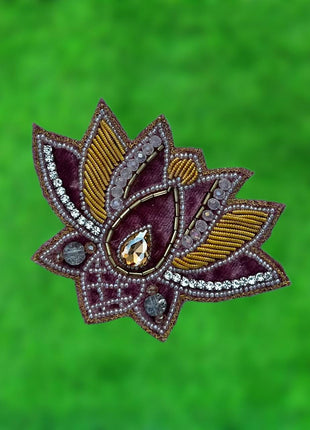 Aari Work Lotus
