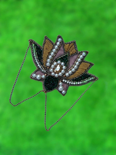 Aari Work Lotus