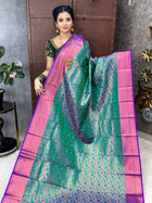 Triple Shade Kanchi Silk