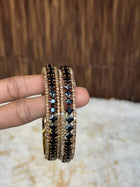 Side Bangle With Stone Work