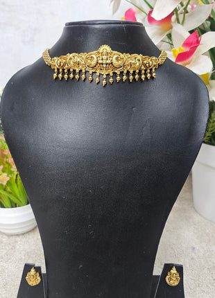 Temple With Choker Necklace Jewellery