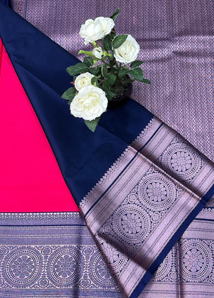 Premium Kanchi Silver Zari