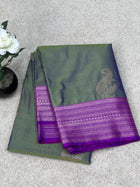 Premium Kanchi Silver Zari