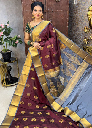 Kanchi Silk Gold Zari