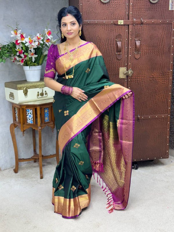 Premium Kanchi Gold Zari