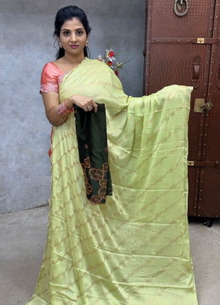 Saree Blouse Combo (Designer Saree With Blouse)