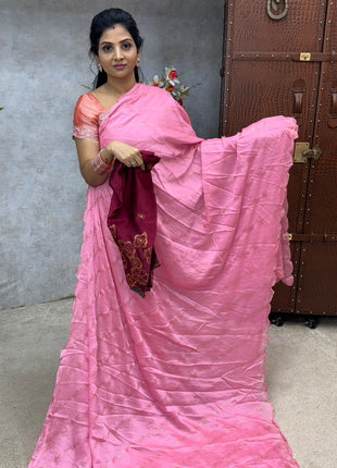Saree Blouse Combo (Designer Saree With Blouse)