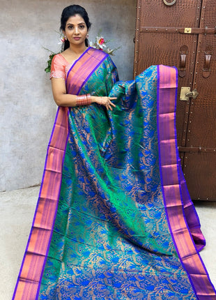 Triple Shade Kanchi Silk