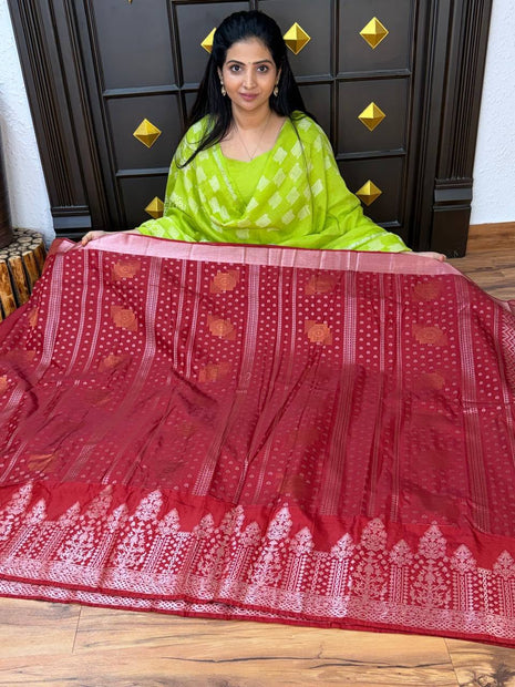 Kanchi Silk Silver Zari