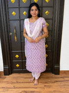 Bagur Cotton Suit (Unstitched)