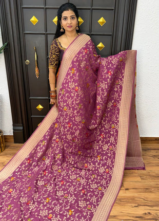 Pure Georgette Banarasi
