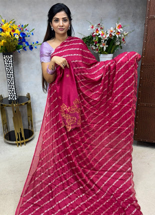 Saree Blouse Combo (Designer Saree With Blouse)