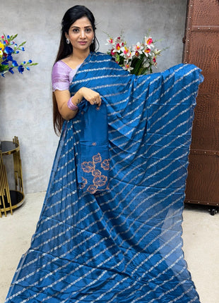 Saree Blouse Combo (Designer Saree With Blouse)