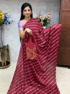 Saree Blouse Combo (Designer Saree With Blouse)