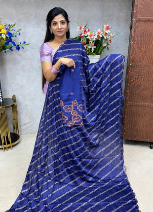 Saree Blouse Combo (Designer Saree With Blouse)
