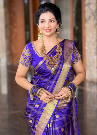 Kanchi Silk Gold Zari