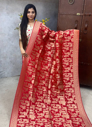 Pure Georgette Banarasi