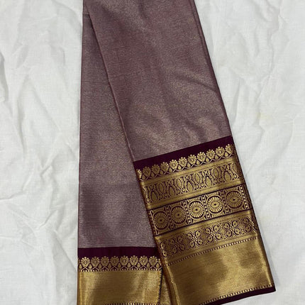 Kanchi Silk With Rich Embroidery Work