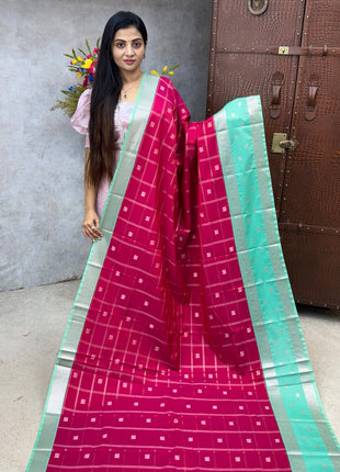Premium Kanchi Silver Zari
