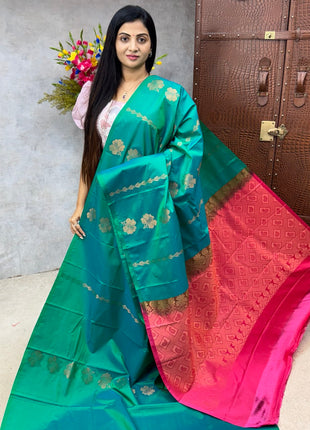 Border Less Kanchi Silk