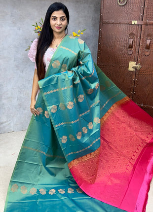 Border Less Kanchi Silk
