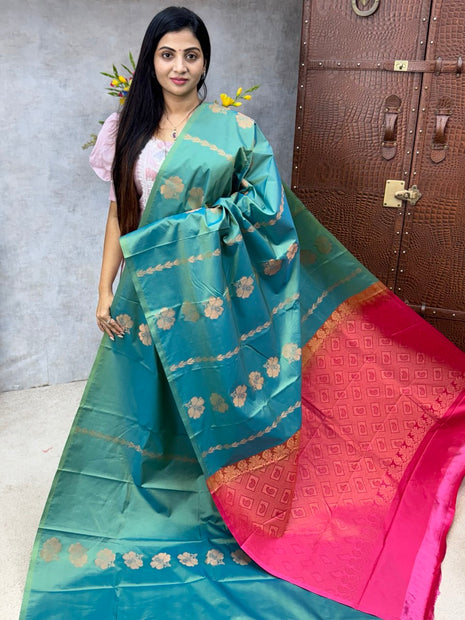 Border Less Kanchi Silk