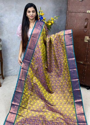 Triple Shade Kanchi Silk
