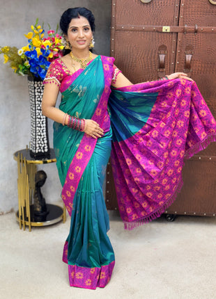 Kanchi Soft Silk - Pochampally Blouse
