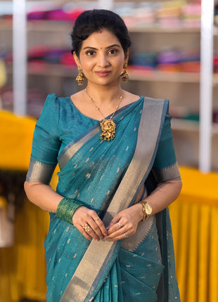 Handloom Linen Saree