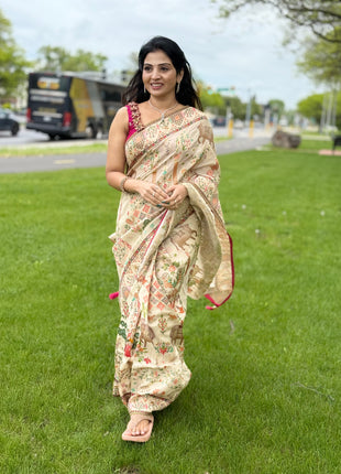 Handloom Munga Crepe  Pashmina