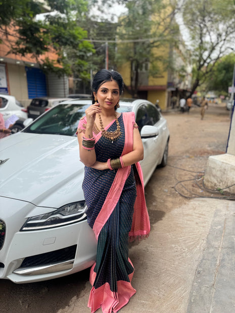 Kanchi Silk - Bottle Green