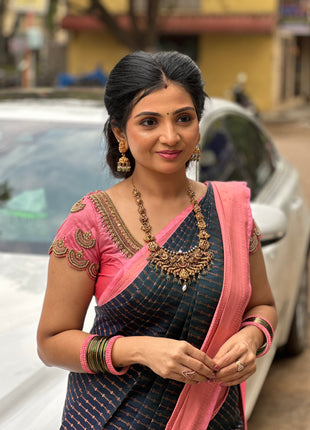 Kanchi Silk - Bottle Green