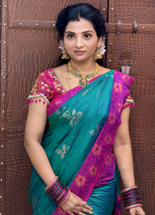 Kanchi Soft Silk - Pochampally Blouse