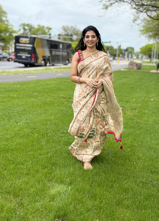 Handloom Munga Crepe  Pashmina