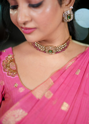 Stone With Choker Necklace Jewellery