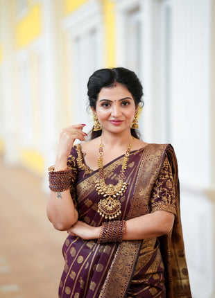 Kanchi Silk Gold Zari