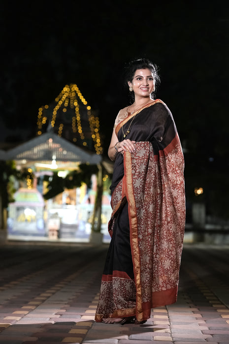 Pure Maheshwari Silk