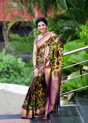 Printed silk