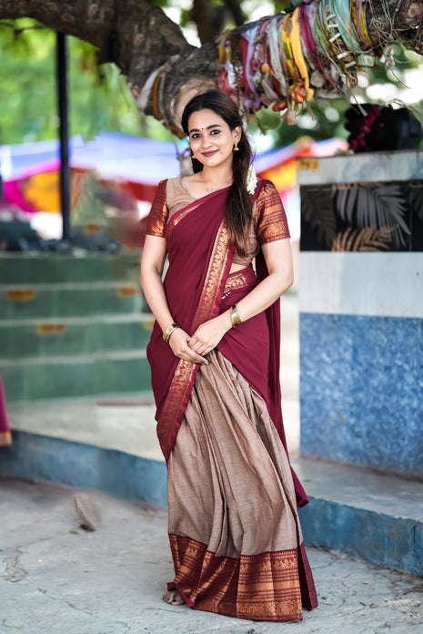 Half Saree ( Unstitched)