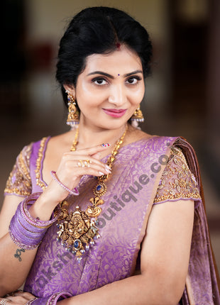 Border Less Kanchi Silk