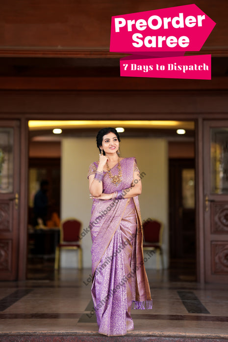 Border Less Kanchi Silk