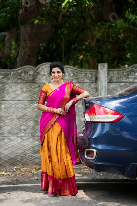 Half Saree ( Unstitched)