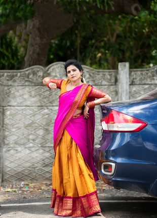 Half Saree ( Unstitched)