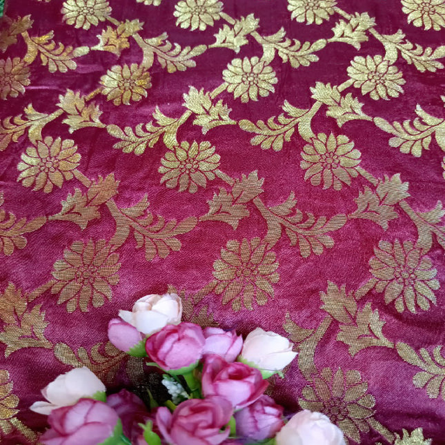 Dark_Pink_Banarasi_Brocade_Blouse