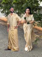 Couple Combo Collection ( Shirt + Dhoti + Saree)